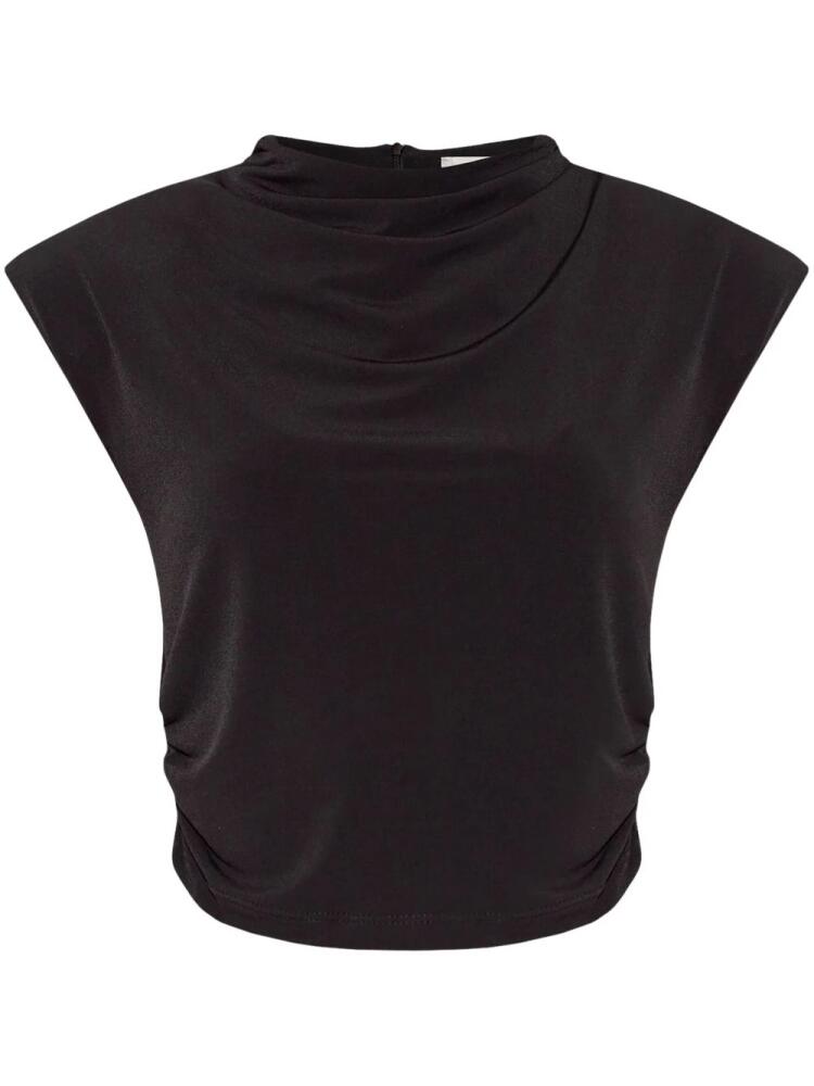 Gestuz draped detailing blouse - Black Cover