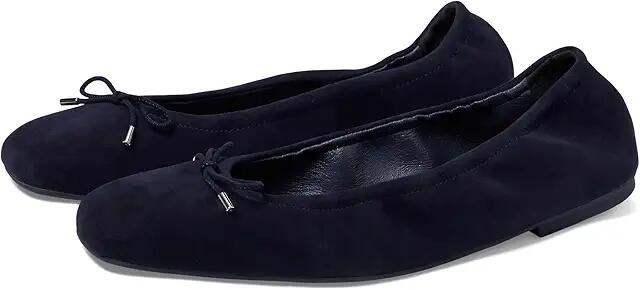 Stuart Weitzman Bardot Bow Flat (Nice Blue) Women's Shoes Cover