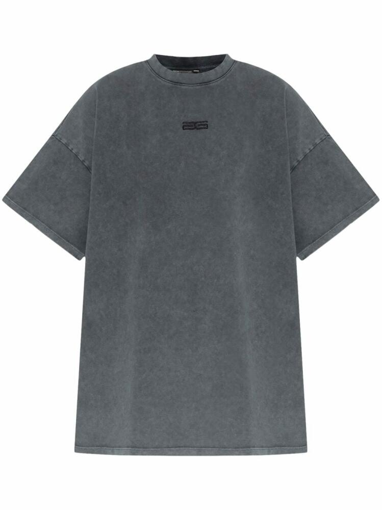 Gestuz embroidered logo t-shirt - Grey Cover