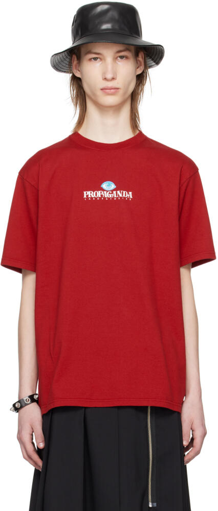 UNDERCOVER Red Printed T-Shirt Cover