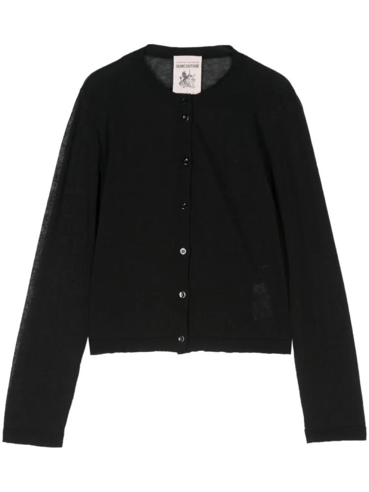 Semicouture long-sleeve cardigan - Black Cover