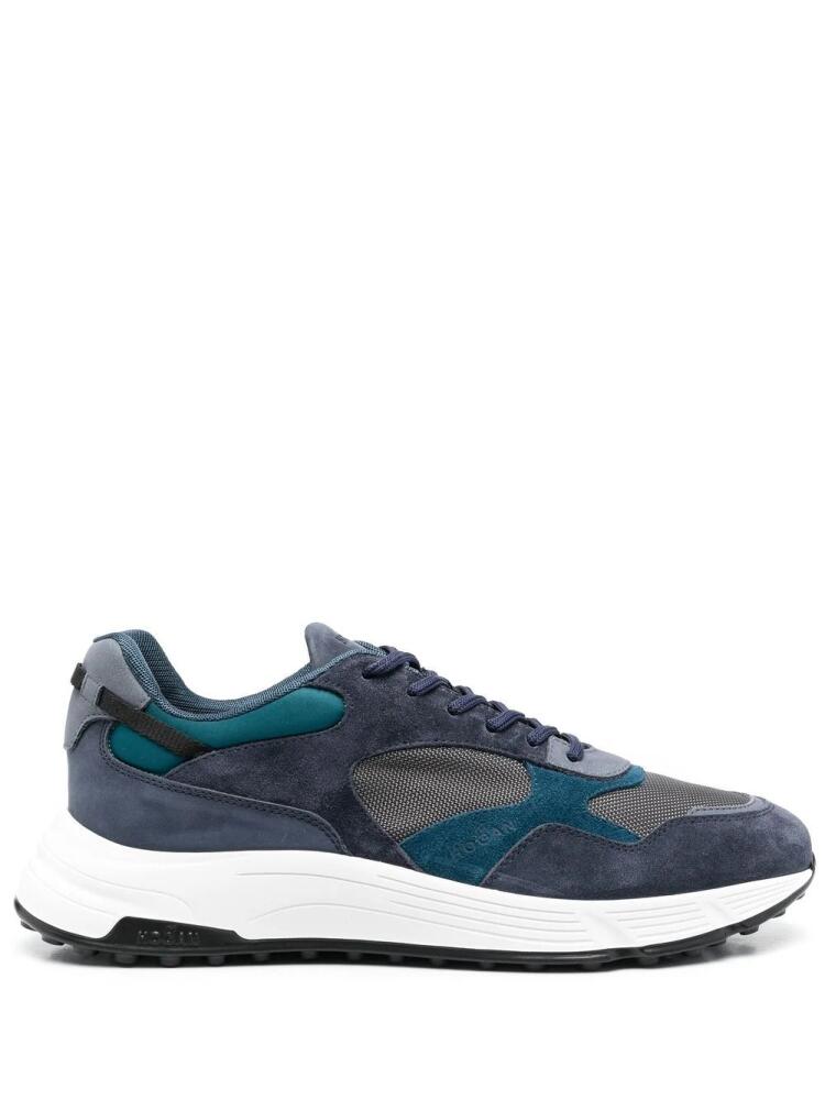 Hogan panelled low-top sneakers - Blue Cover