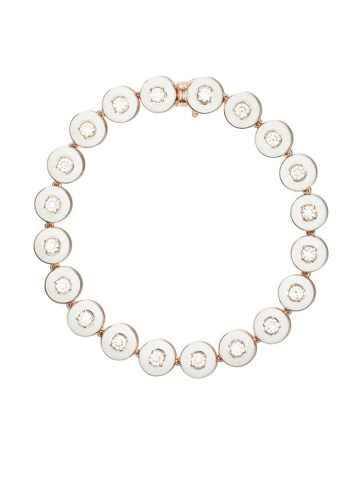 Selim Mouzannar 18kt rose gold diamond Mina bracelet - Pink Cover