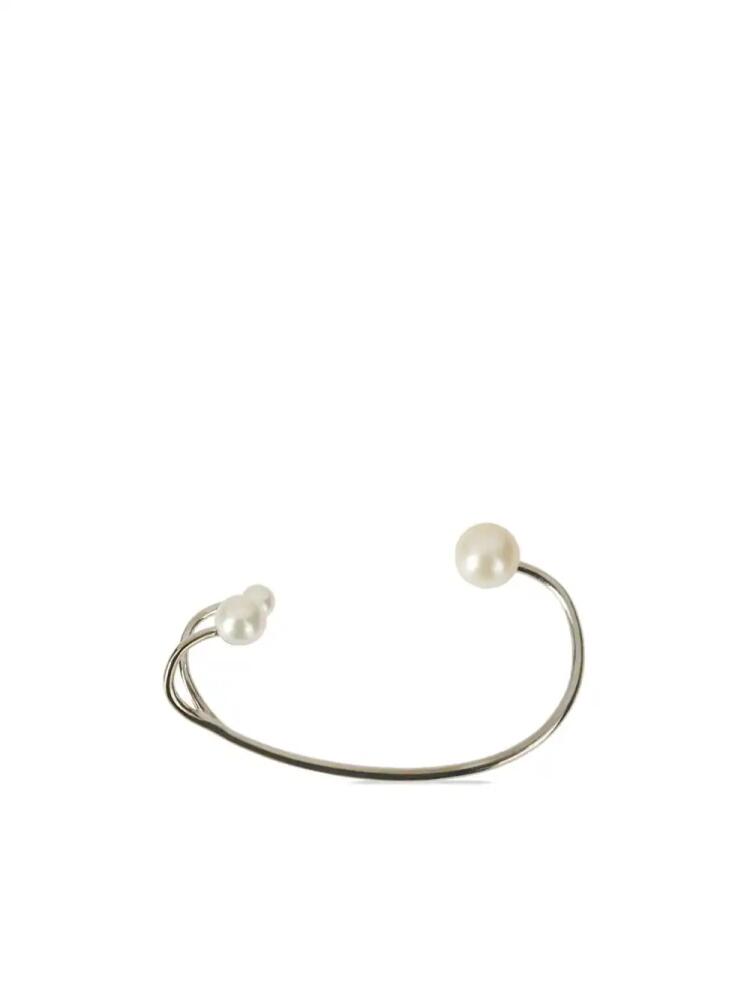 Panconesi Three Point pearl ear cuff - Silver Cover