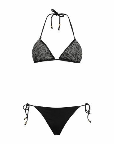 4giveness Woman Bikini Black Polyamide, Elastane Cover