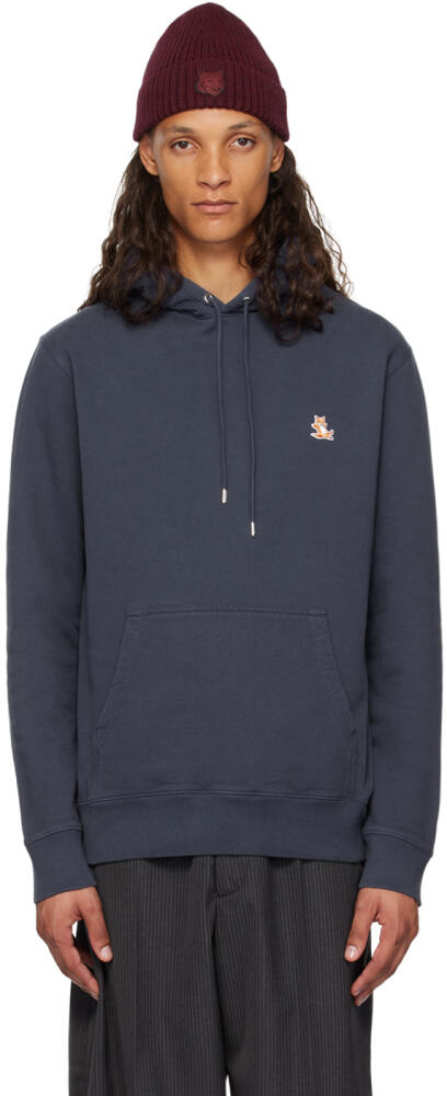 Maison Kitsuné Navy Chillax Hoodie Cover