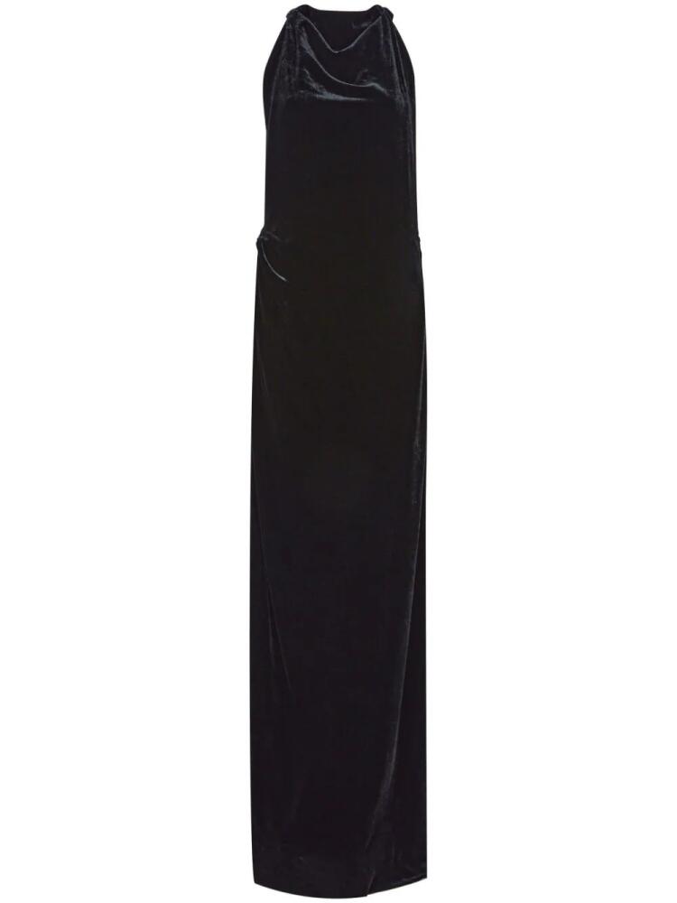 Proenza Schouler velvet cowl-neck gown - Black Cover