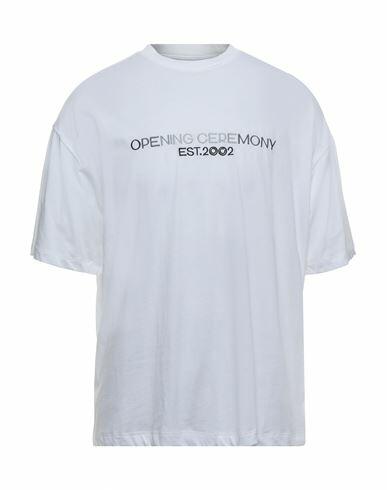 Opening Ceremony Man T-shirt White Cotton Cover