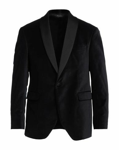 Costume National Man Blazer Black Cotton Cover