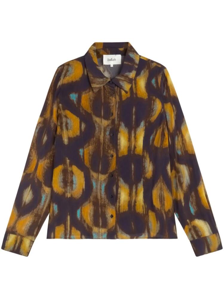 Ba&Sh abstract print shirt - Brown Cover