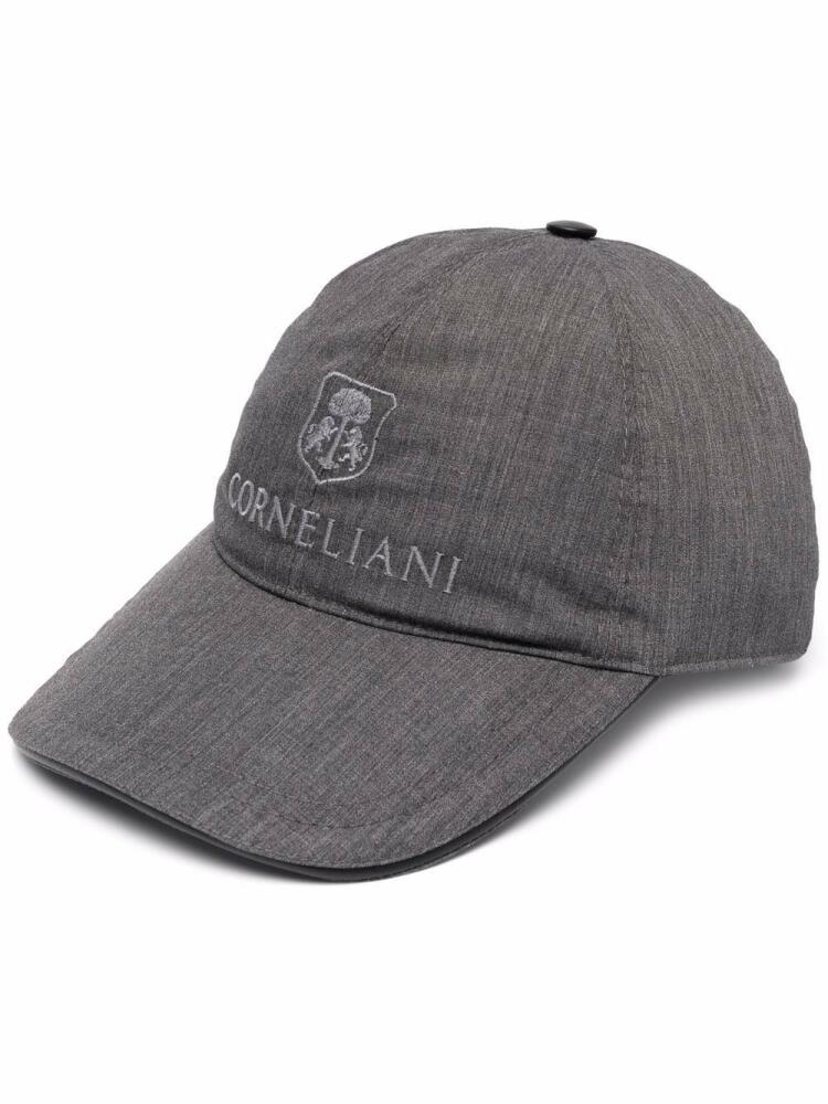 Corneliani cotton-blend cap - Grey Cover