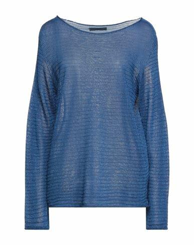 Massimo Rebecchi Woman Sweater Blue Viscose, Polyamide, Lurex Cover