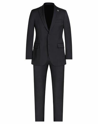 Tombolini Man Suit Midnight blue Virgin Wool, Acetate, Viscose Cover