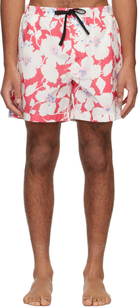 Double Rainbouu Red Cloud Control Swim Shorts Cover