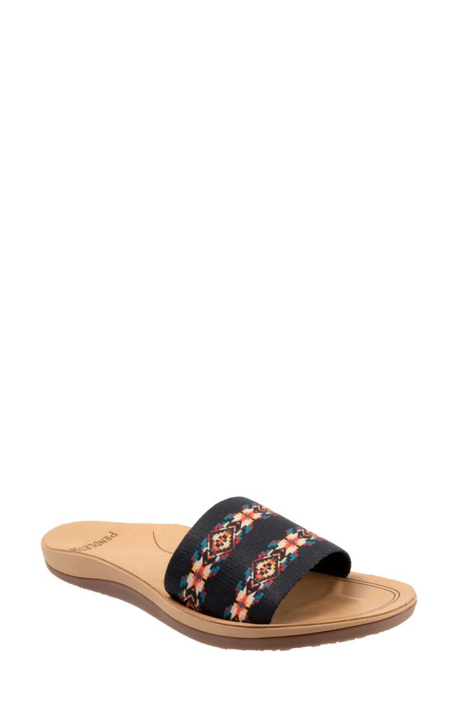 Pendleton Carico Lake Slide Sandal in Black Cover