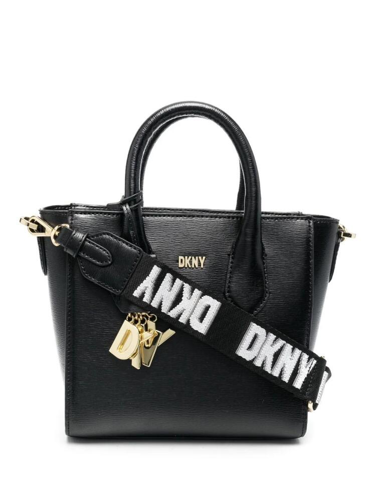 DKNY logo-plaque tote bag - Black Cover