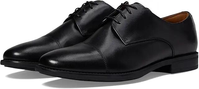 Florsheim Santucci Cap Toe Oxford (Black) Men's Lace Up Wing Tip Shoes Cover