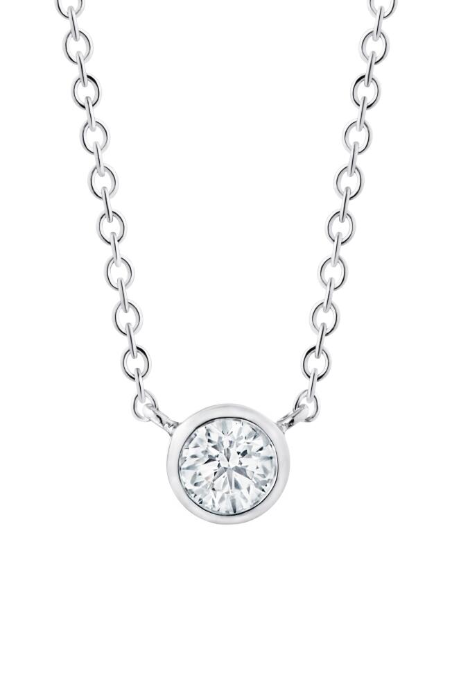 Kwiat Diamond Circle Pendant Necklace in White Gold Cover