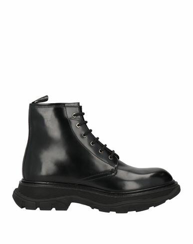 Alexander Mcqueen Man Ankle boots Black Soft Leather Cover