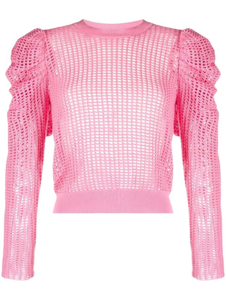 Ulla Johnson Delaney open-knit jumper - Pink Cover