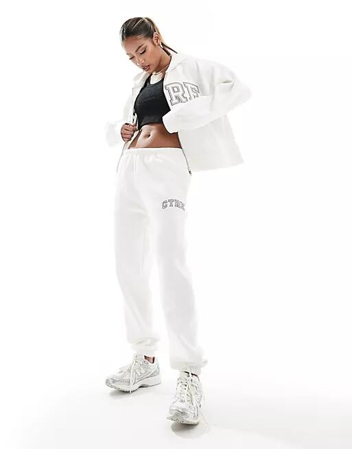 The Couture Club varsity sweatpants in off white - part of a set Cover