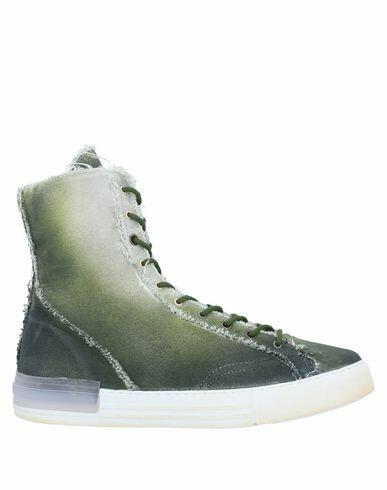 Hogan Man Sneakers Green Textile fibers Cover