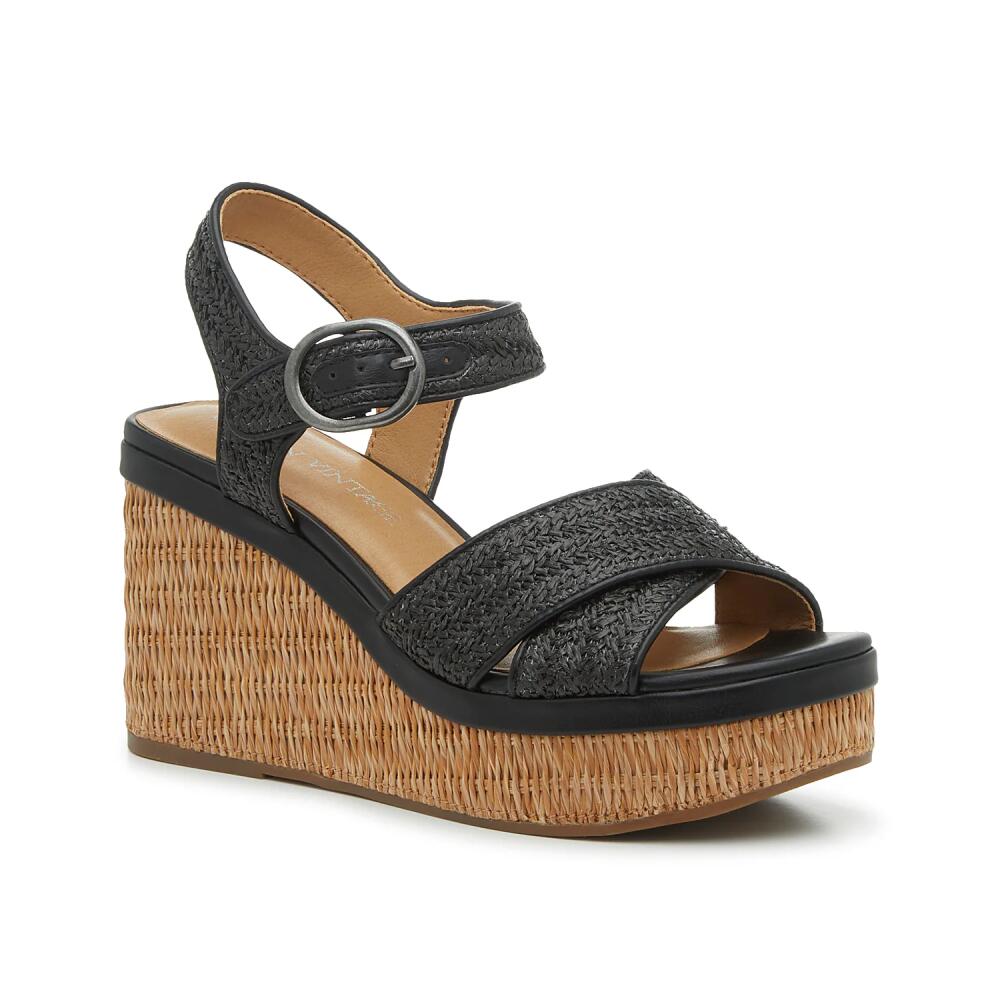 Crown Vintage Kehra Wedge Sandal | Women's | Black Cover