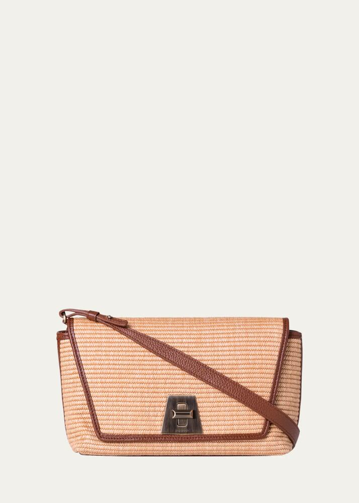 Akris Anouk Small Day Raffia Shoulder Bag Cover