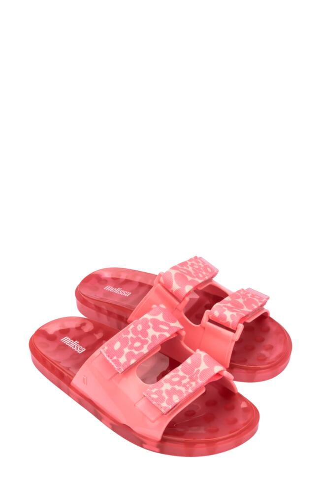 Melissa Wide Brave Slide Sandal in Pink Cover