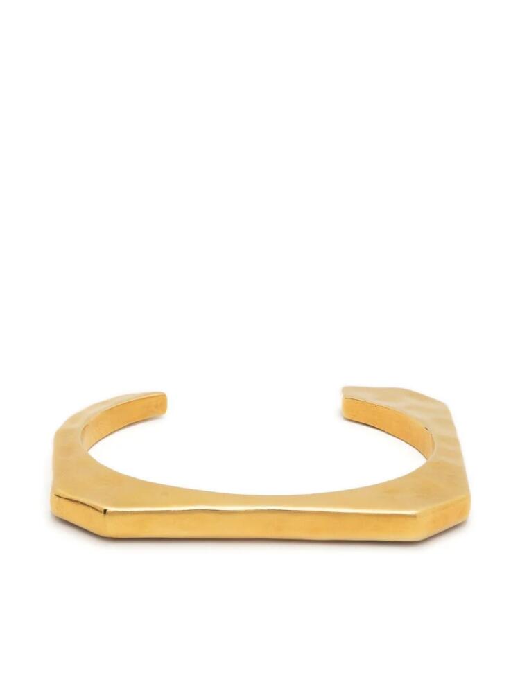 Zadig&Voltaire geometric-cut cuff bangle - Gold Cover