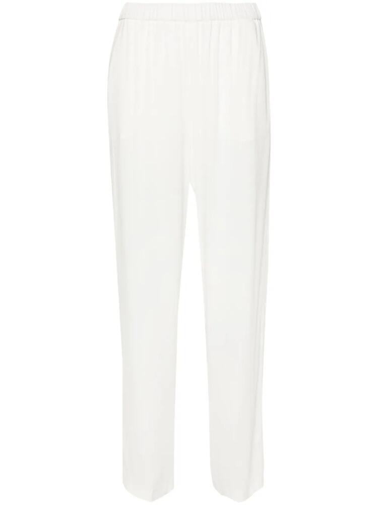 Fabiana Filippi straight crepe trousers - White Cover