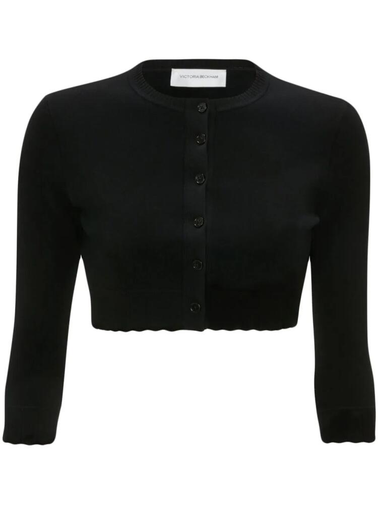 Victoria Beckham VB Body cropped cardigan - Black Cover