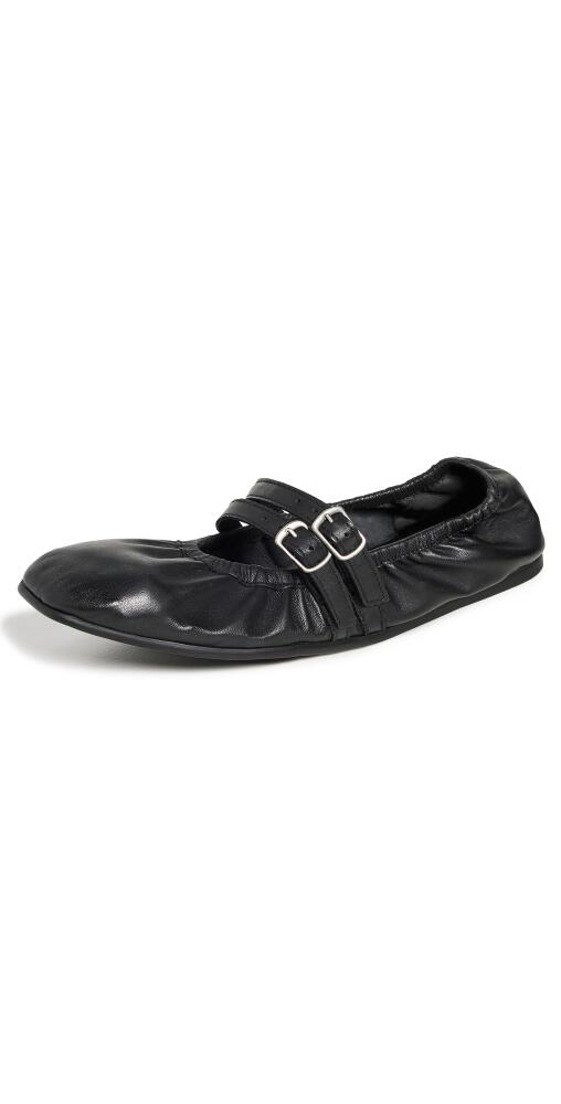 Free People Gemini Ballet Flats Black Cover