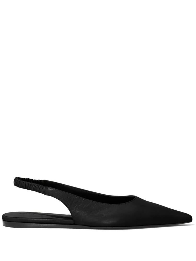 Proenza Schouler Spike leather ballerina shoes - Black Cover