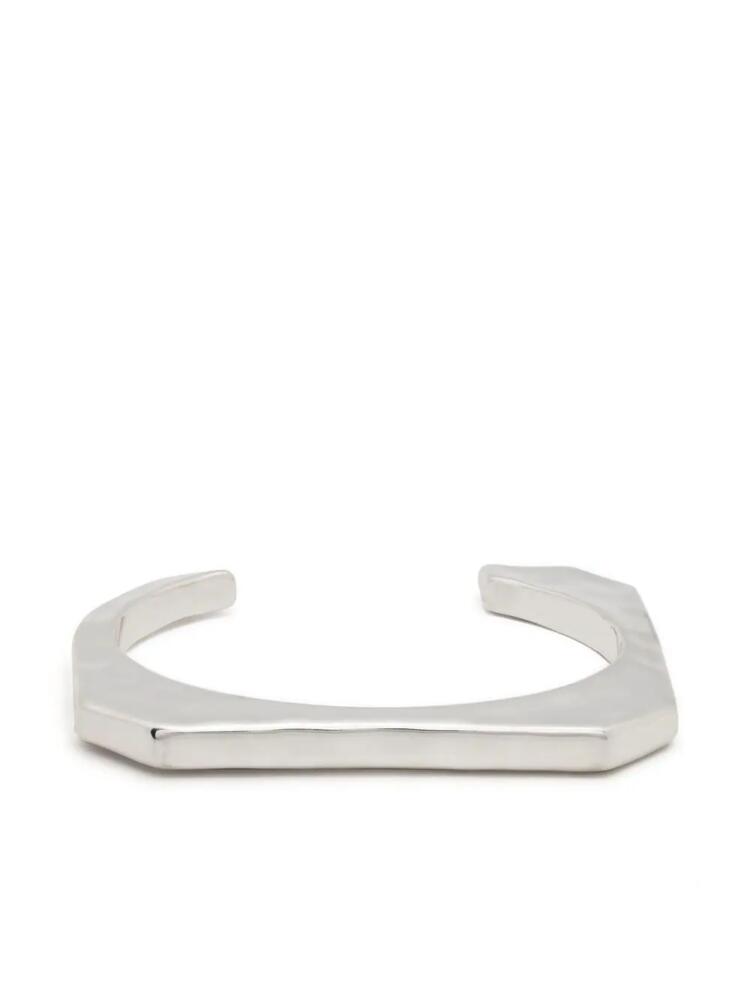 Zadig&Voltaire geometric-cut cuff bangle - Silver Cover