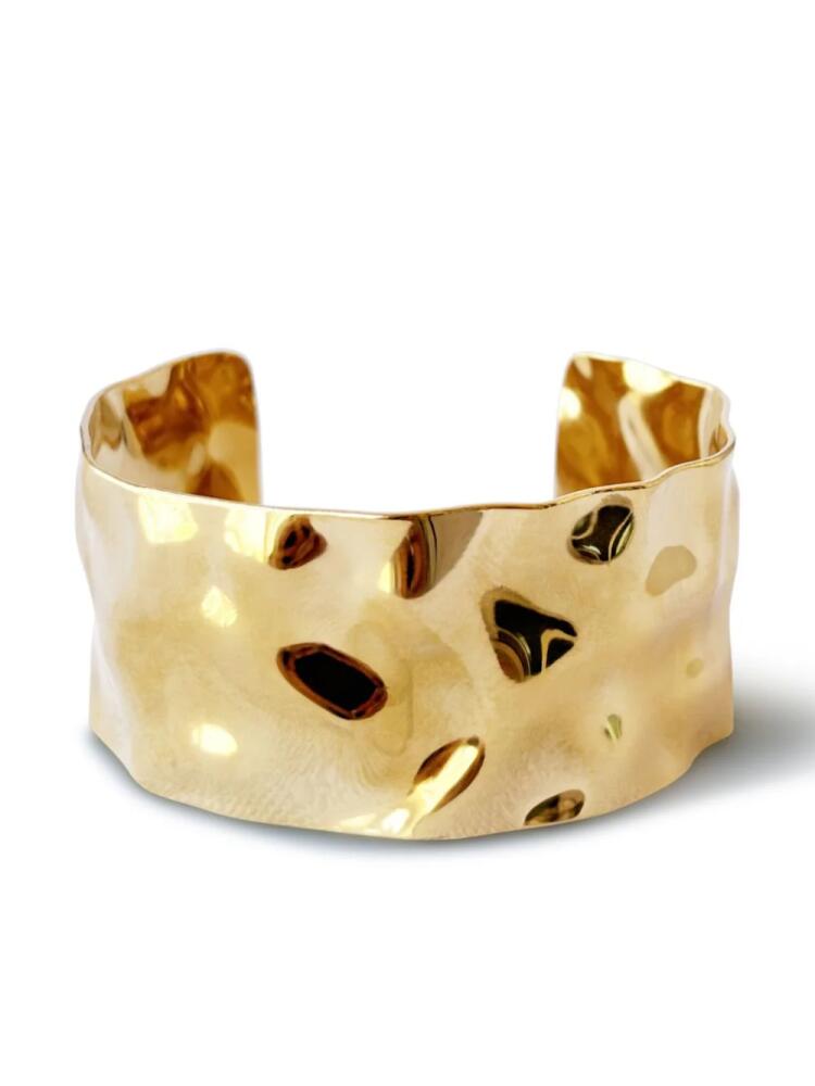 Hzmer Jewelry hammered-effect bangle - Gold Cover