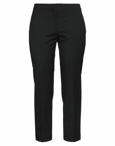 Alexander Mcqueen Woman Pants Black Wool Cover