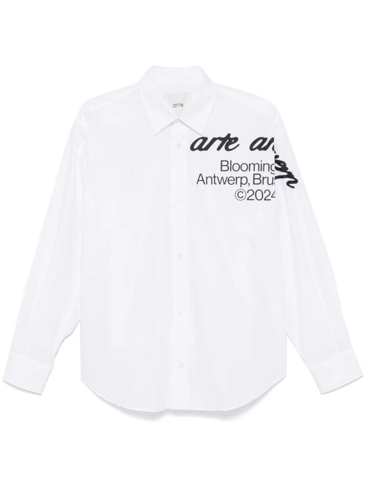 ARTE Blooming Ideas shirt - White Cover