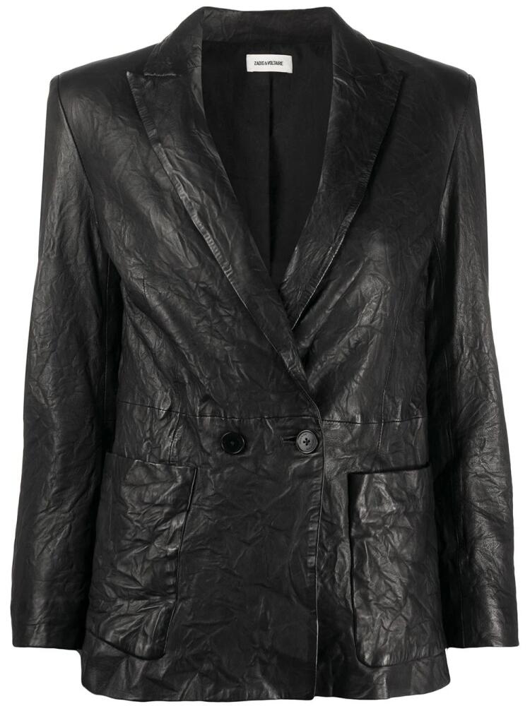 Zadig&Voltaire Visko double breasted blazer - Black Cover