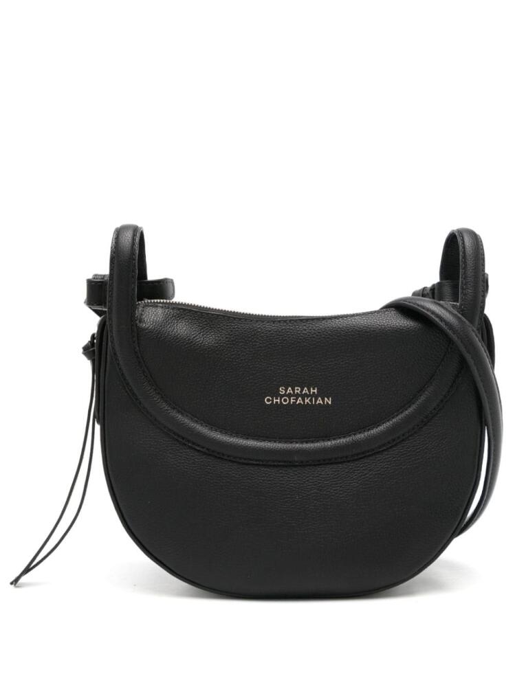 Sarah Chofakian Pollie leather crossbody bag - Black Cover