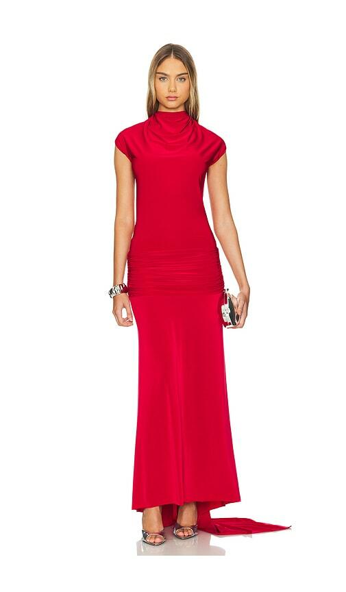 SIEDRES Flek Dress in Red Cover