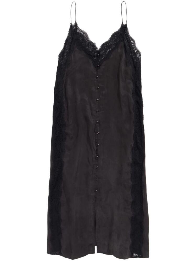 Bimba y Lola lace-detailing dress - Black Cover