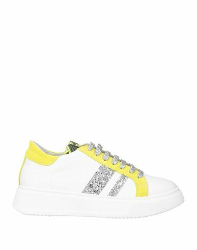 Geneve Woman Sneakers White Leather Cover