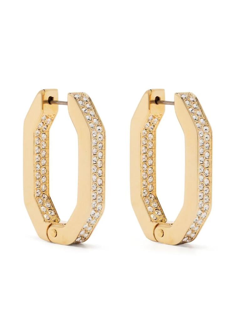 Swarovski Dextera hoop earrings - Gold Cover