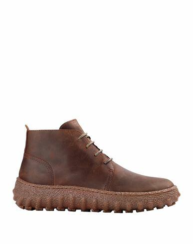 Camper Ground Man Ankle boots Brown Bovine leather Cover