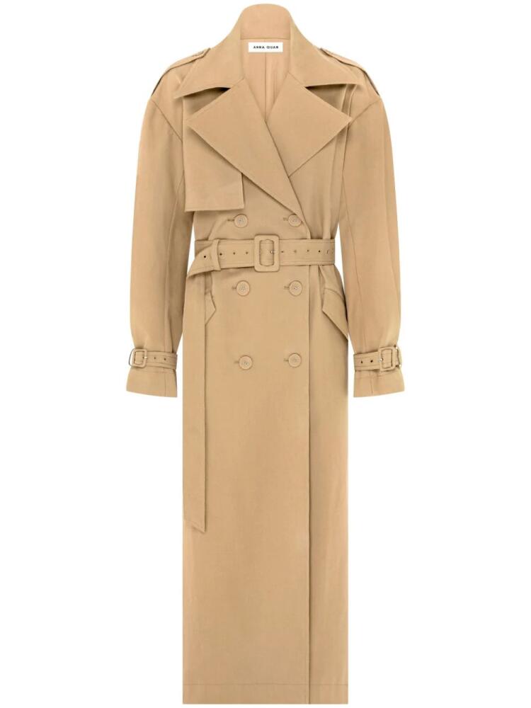 Anna Quan Madden gabardine trench coat - Neutrals Cover