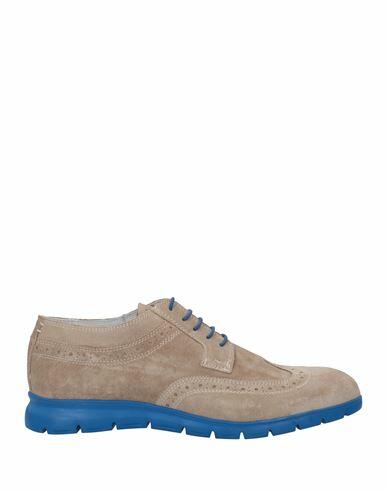 Cafènoir Man Lace-up shoes Beige Soft Leather Cover