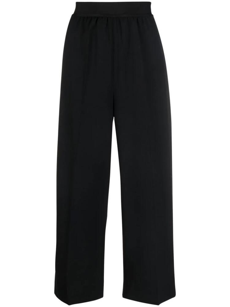 Stella McCartney wide-leg cropped trousers - Black Cover