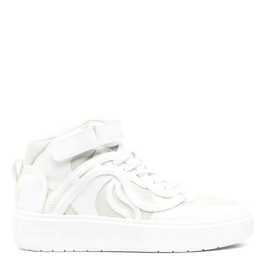 Stella McCartney White Ice-S Wave 2 Mid-Top Sneakers Cover