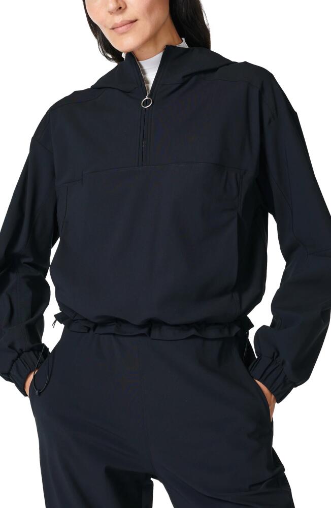 Sweaty Betty Arctic Explorer Half Zip Hoodie in Black Cover